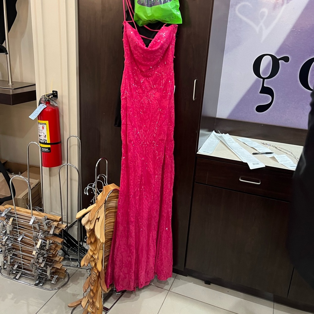 Pink formal dress